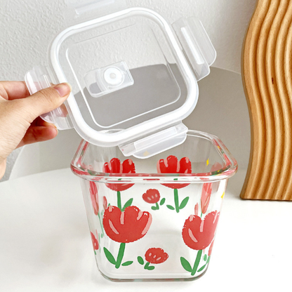 Kit de 10 Frascos Herméticos de Vidrio Templado con Tapa Sellada y Trabas + REGALO: Kit de Utensilios de Cocina