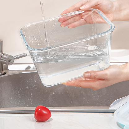 Kit de 7 Frascos Herméticos de Vidrio Templado con Tapa de Sellado al Vacío + REGALO: Kit de Utensilios de Cocina