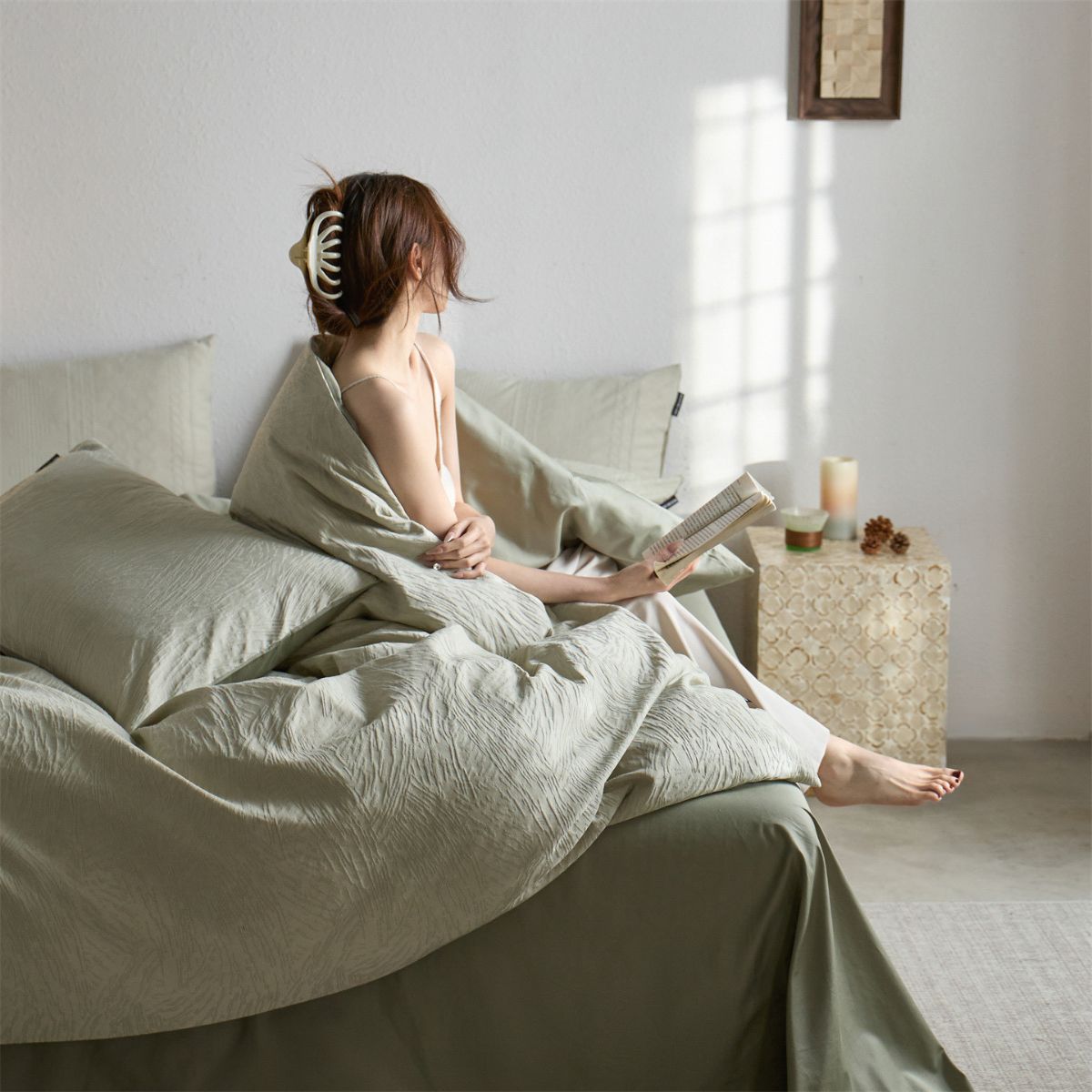 [Llevá 2 Pagá 1] Ropa de Cama Completa en Algodón y Seda con Diseño Moderno + REGALO: 2 Fundas para Almohada